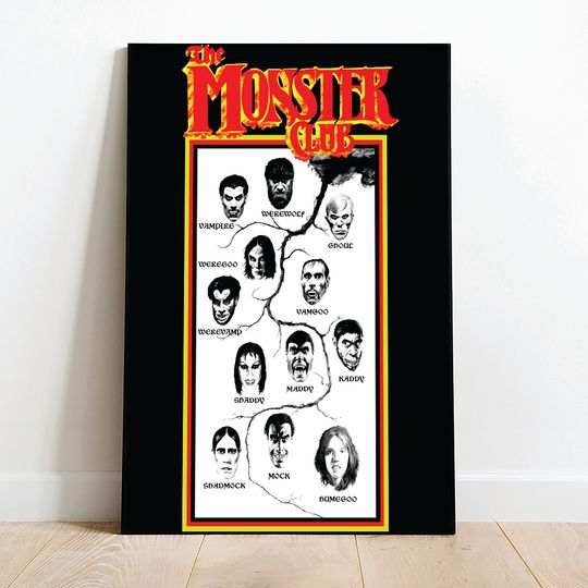 Discover The Monster Club Classic Premium Matte Vertical Poster