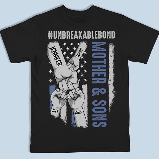 Discover Our Unbreakablebond Relationship - Family Personalized Custom Unisex T-shirt