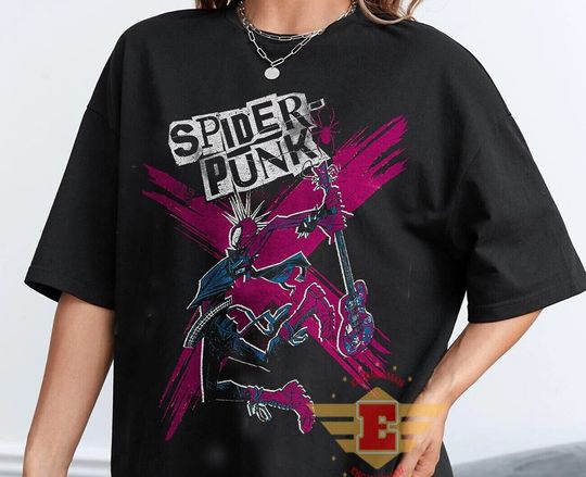 Discover Vintage Across the Spider-Verse T Shirt, Vintage Spider-Punk