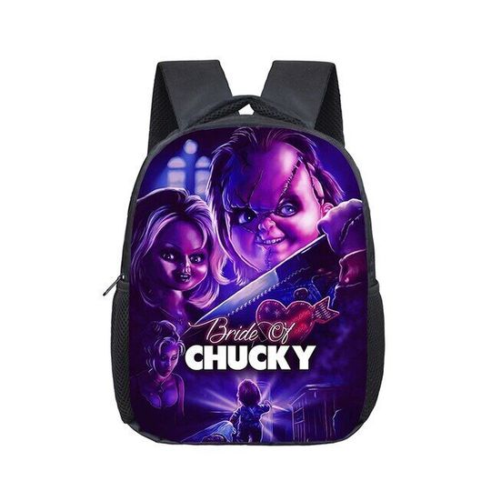 Discover Chucky And Tiffany Bride Of Chucky Horror Killers Back To School Backpack