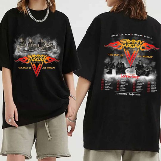 Discover Sammy Hagar The Best of All Worlds 2024 Tour Shirt