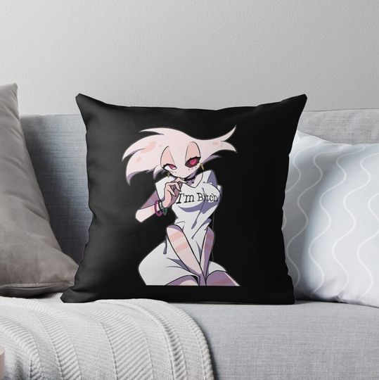 Discover Angel Dust Hazbin Hotel Pillow, Hazbin Hotel Decor