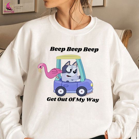 Discover Get Out Of My Way Muffin Sweatshirt, Muffin BlueyDad Sweatshirt