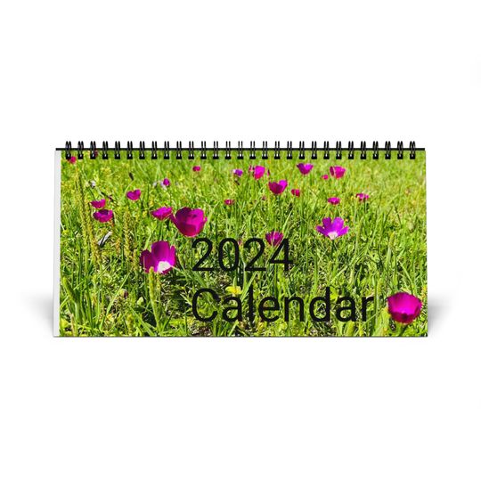 Discover 2024 Flower Desk Calendar