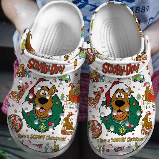 Discover Scooby Doo Have A Scooby Christmas Merry Xmas Unisex Classic Clogs