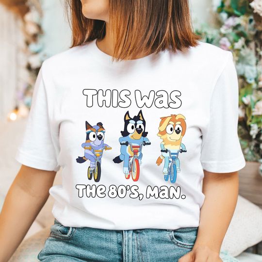 Discover BlueyDad Bandit Bingo Shirt, BlueyDad This Was The Man Shirt