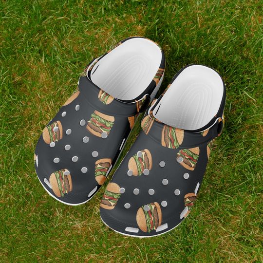 Discover Summer Gift Idea, Burger Clogs