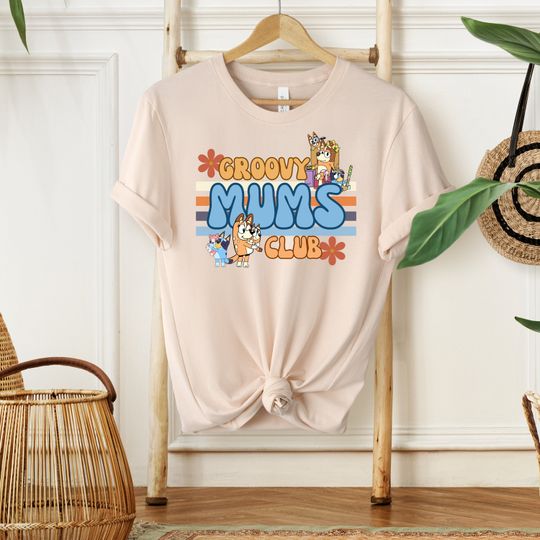 Discover Groovy Mums Club | Blue y Shirt | Blue y Mom Shirt