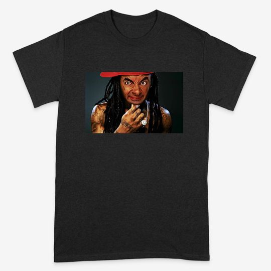 Discover Rowan Atkinson and Lil Wayne Shirt, Face Swap Funny T-shirt