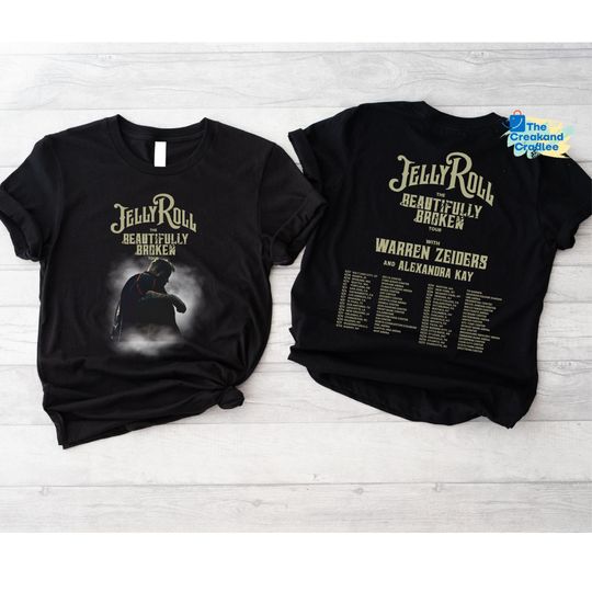 Discover Jelly Roll Beautifully Broken Tour 2024 Shirt