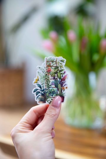 Discover Houseplants Plant Lovers Sticker