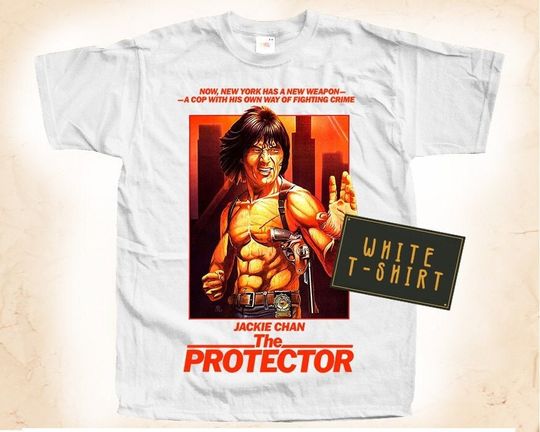 Discover Jackie Chan Jackie Chan The Protector TShirt Vintage