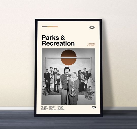 Discover Parks And Rec Vintage Movie Poster