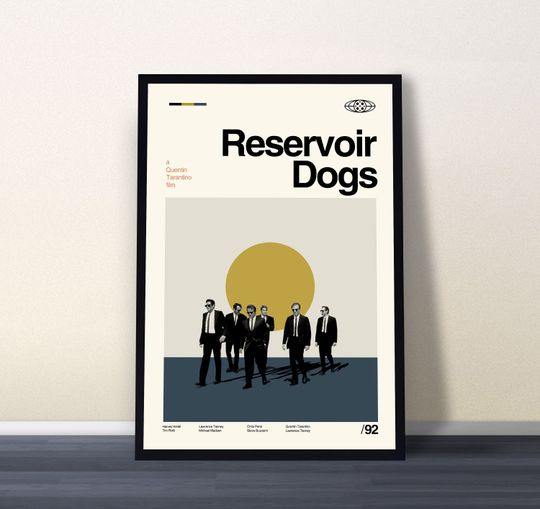 Discover Reservoir Dogs Movie, Reservoir Dogs Print, Movie Poster, Vintage Poster