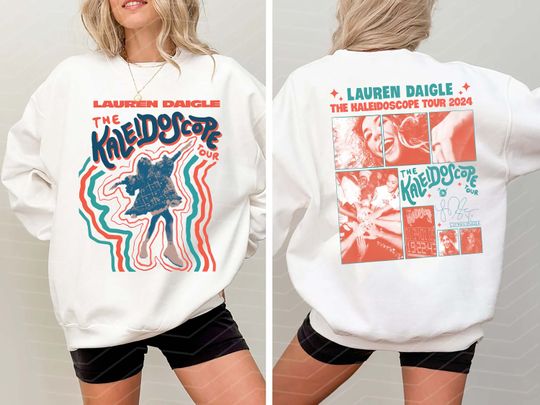 Discover Lauren Daigle The Kaleidoscope Tour 2024 Sweatshirt, Lauren Daigle Concert Shirt
