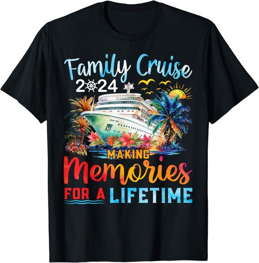 Discover Family Cruise 2024 Family Matching Cruise Vacation Party T-Shirt