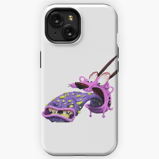 Discover Courage the Cowardly Dog! iPhone Case
