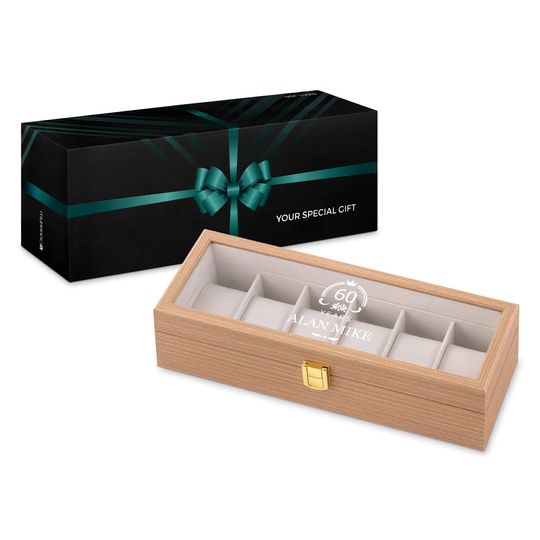 Discover Personalised Case Watches - Custom Watch Boxes for Dad