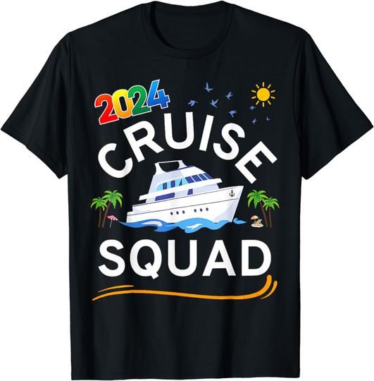Discover Cruise Squad 2024 Family Vacation Matching Group T-Shirt