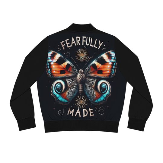 Discover Fearfully Made Butterfly Women's Bomber Jacket