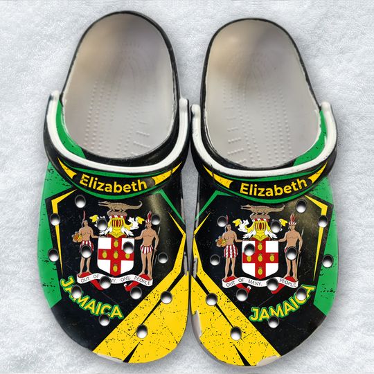 Discover Jamaica Flag Cover Personalized Clogs Shoes