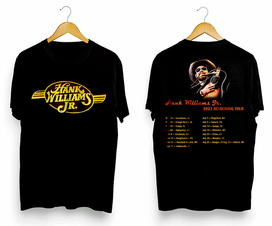 Discover Hank Williams Tour 2023 Jr Shirt Bocephus Gift Music Country Concert Headlining