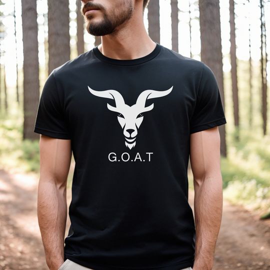 Discover G.O.A.T Tee, Goat T-Shirt, Greatest of All Time Shirt, Gift for Him, Gift For Her
