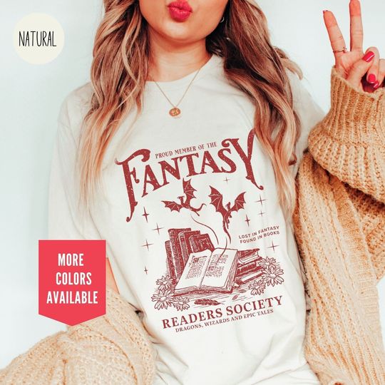 Discover Fantasy Readers Society Shirt Bookish Shirt