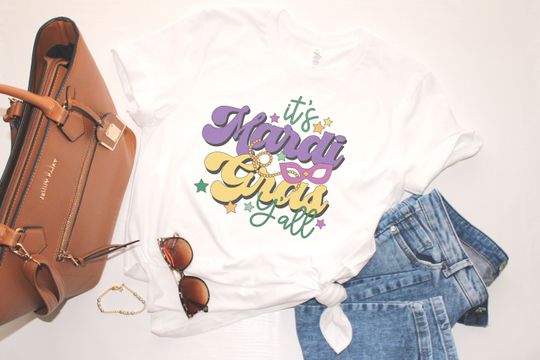 Discover It's Mardi Gras Y'all T-Shirt | Mardi Gras Festive Shirt