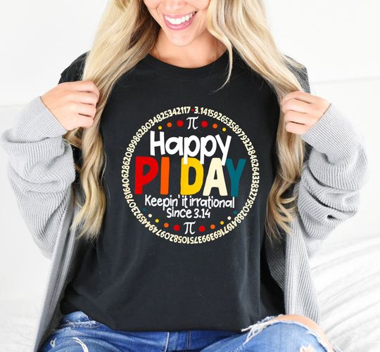 Discover Vintage 3.14 Pi Digits Happy Pi Day T-Shirt