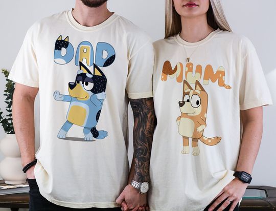 Discover blueydad bandyta rodzina urodziny koszulka, blueydad tata i mama