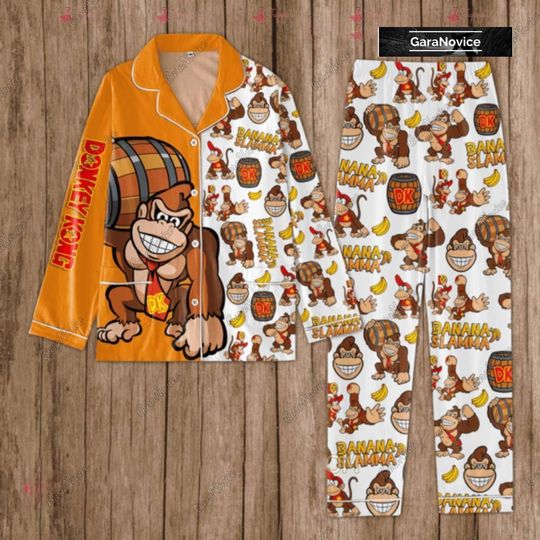 Discover Donkey Kong Pajamas, Donkey Kong Banana Slamma Pajamas Sets