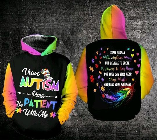 Discover Autism Awareness Gift 3D Hoodie All Over Print