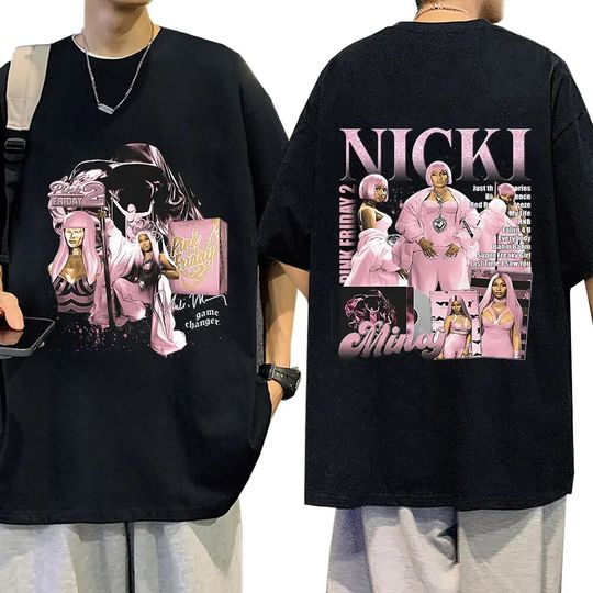 Discover Rapper Nicki Minaj Pink Friday 2 Graphic T-Shirt