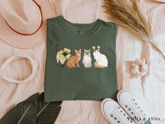 Discover St Patricks Day Shirt, St Pattys Day Shirt,  Cat Shirt