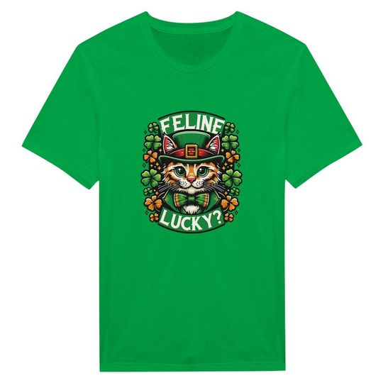 Discover Feline Lucky? classic unisex crewneck t-shirt