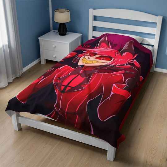Discover Alastor Hazbin Hotel Blanket, Hazbin Hotel Fan Gift