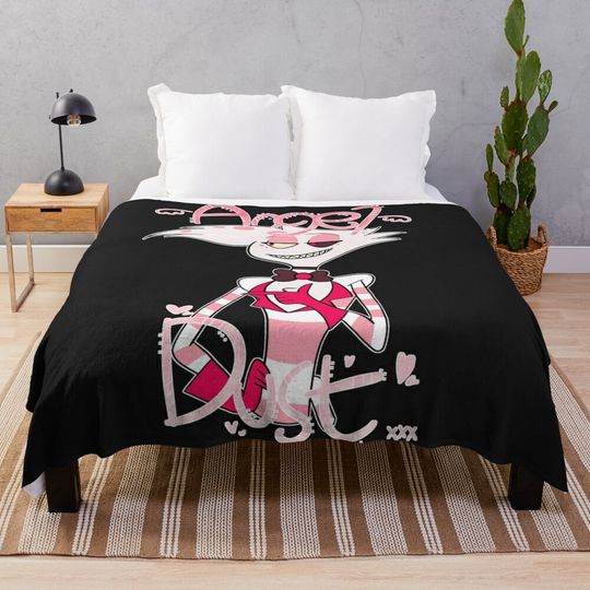 Discover Angel Dust Hazbin Hotel Blanket, Hazbin Hotel Fan Gift