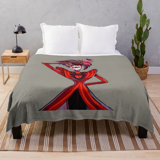 Discover Alastor Hazbin Hotel Blanket, Hazbin Hotel Fan Gift