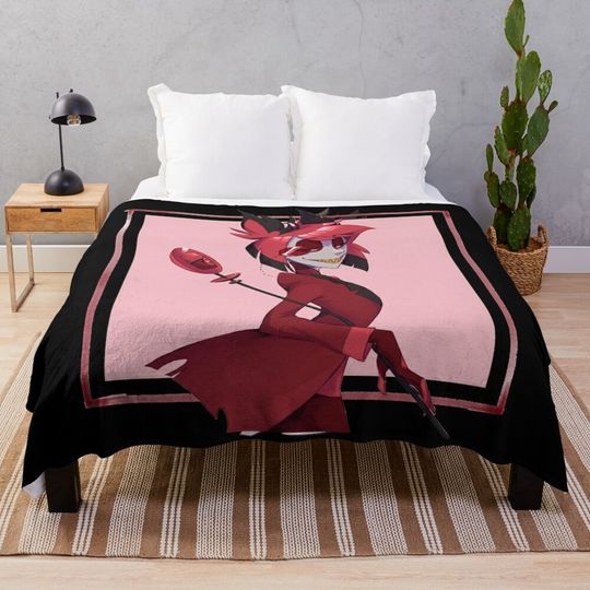 Discover Alastor Hazbin Hotel Blanket, Hazbin Hotel Fan Gift