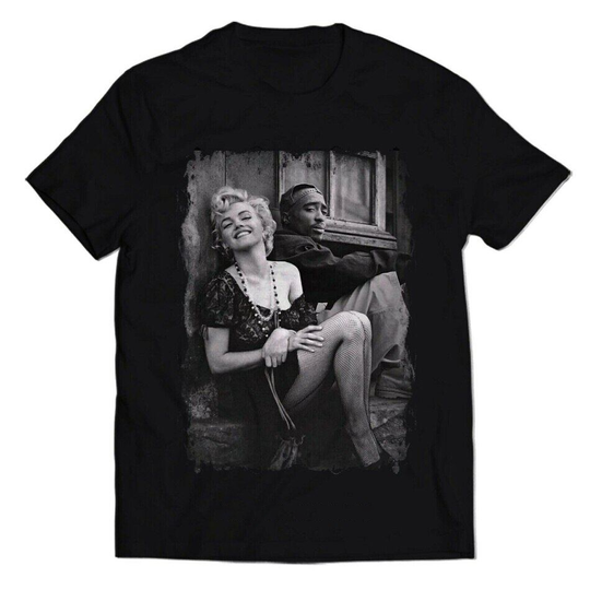 Discover 2Pac Marilyn Monroe T-Shirt