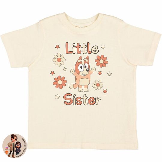 Discover BlueyDad & Bingo Sisters T-Shirts / BlueyDad Big Sister T-Shirt