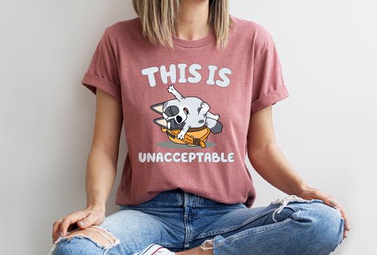 Discover This Is Unacceptable T-shirt, Muffin Shirt, BlueyDadT-Shirt