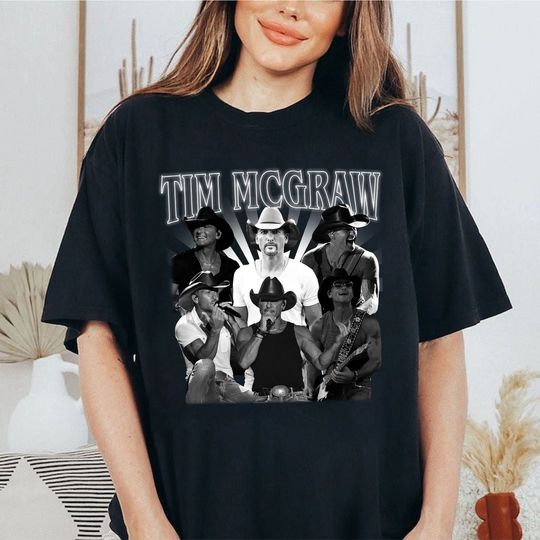 Discover Tim McGraw Vintage Shirt, Tim McGraw 2024 Tour Standing Room Only Shirt