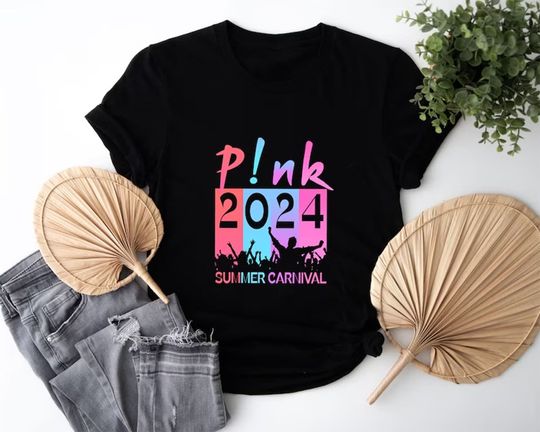 Discover Unisex P!nk World Tour Graphic Tee, Pink Singer Summer Carnival Shirt, P!nk Tour