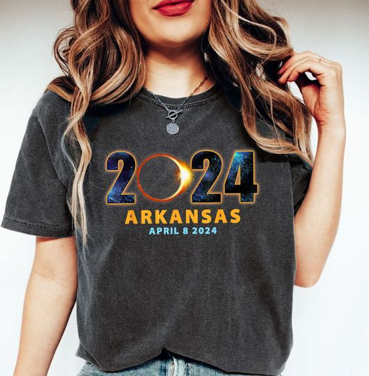 Discover Total Eclipse Arkansas Shirt,  2024 Eclipse Souvenir Shirt