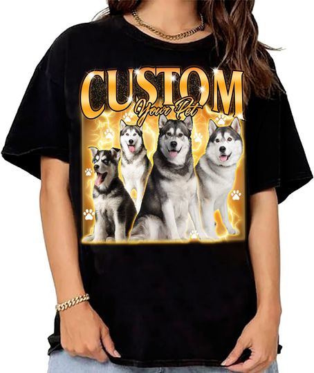 Discover Custom Bootleg 90s Vintage PET T-Shirt - Custom Your Own Bootleg Idea Here