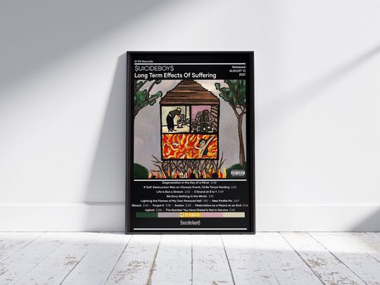 Discover SuicideboyS Long Term Effects of Suffering Poster