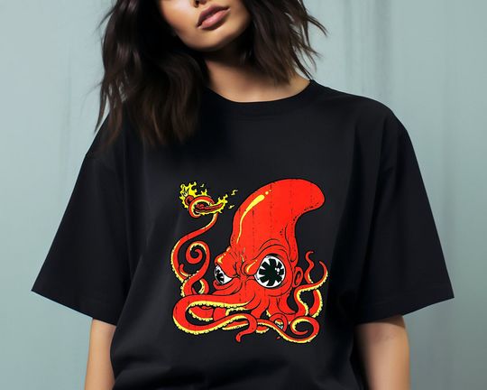Discover Red Hot Chili Octopus Vintage T-Shirt