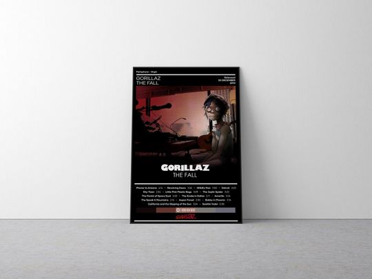 Discover Gorillaz The Fall Album Poster
